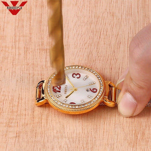 Planet Gates Women Watch Ladies Fashion Gold Alloy Bracelet Quartz Watches Casual Lady Waterproof Wristwatch Relogio Feminino