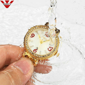 Planet Gates Women Watch Ladies Fashion Gold Alloy Bracelet Quartz Watches Casual Lady Waterproof Wristwatch Relogio Feminino