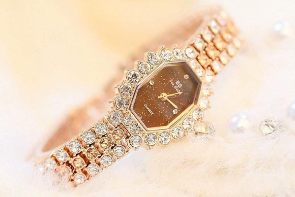 Planet Gates Women Watches Diamond Famous Brand Elegant Dress Quartz Watches Ladies Rhinestone Wristwatch Relogios Femininos