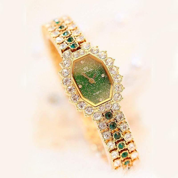 Planet Gates Women Watches Diamond Famous Brand Elegant Dress Quartz Watches Ladies Rhinestone Wristwatch Relogios Femininos