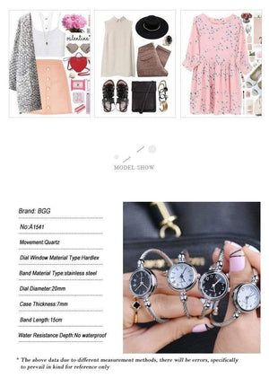 Planet Gates Women watches elegant small bracelet female clock  BGG fashion brand roman dial retro ladies wristwatches gift