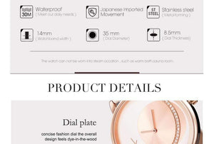 Planet Gates Women Watches Fashion Waterproof Rhinestone Lady Watch Elegant Unique  Casual Stainless Steel Creative