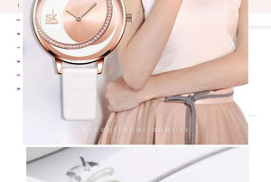 Planet Gates Women Watches Fashion Waterproof Rhinestone Lady Watch Elegant Unique  Casual Stainless Steel Creative
