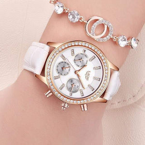Planet Gates Women Watches Leisure fashion Leather Quartz Ladies Diamond Dress watch Female gift Relogio Feminino+Box
