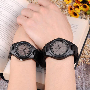 Planet Gates Women Watches Men relogio masculino Lover Ebony Wood Quartz Ladies Wristwatch Montre Femme erkek kol saati in Gift Box