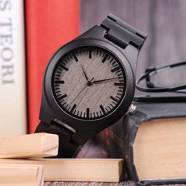 Planet Gates Women Watches Men relogio masculino Lover Ebony Wood Quartz Ladies Wristwatch Montre Femme erkek kol saati in Gift Box