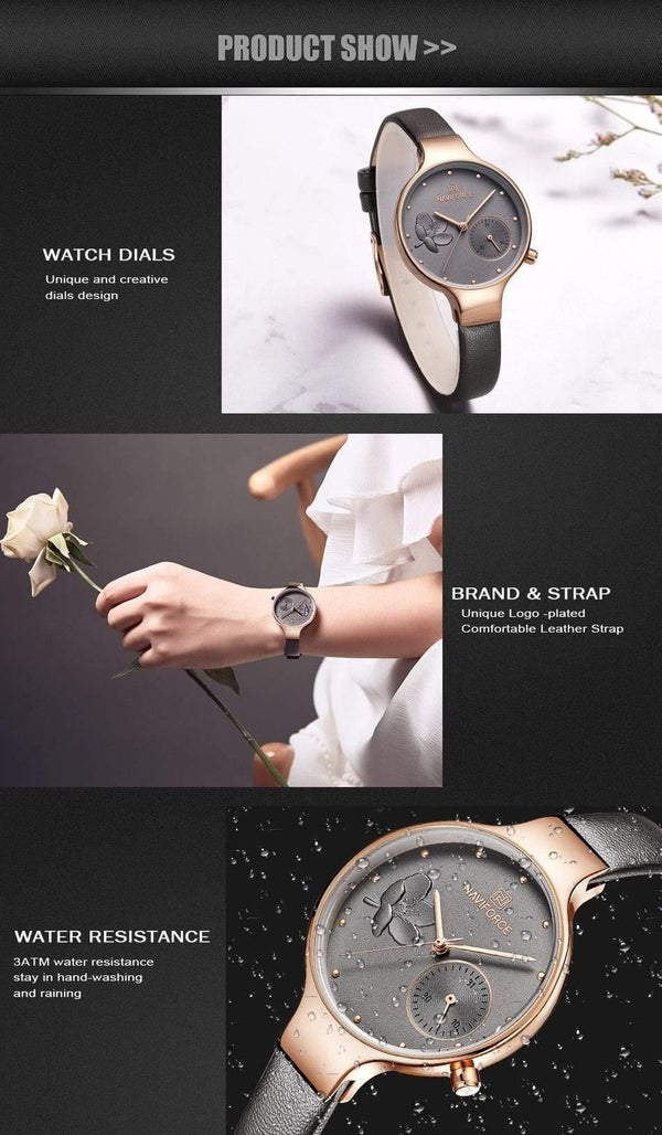 Planet Gates Women Watches Top Brand Luxury Fashion Female Quartz Wrist Watch Ladies Leather Waterproof Clock Girl Relogio Feminino