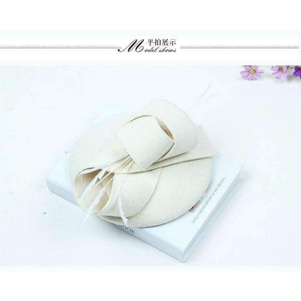 Planet Gates Women Wedding Hats Hair Accessories Fascinator Hat Autumn Winter Hollow Veil Wool Felt Women Fedoras Cocktail Formal Dress Hats