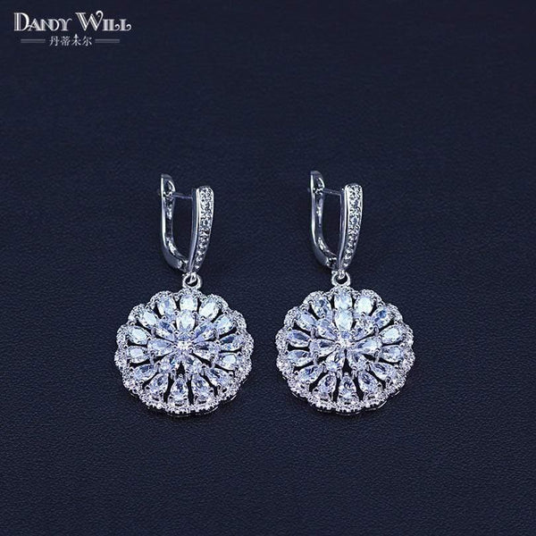 Planet Gates Women White Zircon Silver 925 Jewelry Sets Bracelets Pendant Necklace Rings Earrings With Stones Set Jewelery