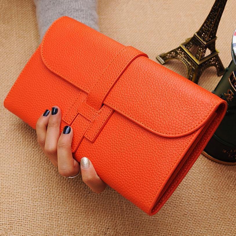 Planet Gates Womens Wallets and Purses Fashion Large Capacity Ladies Purse Cowhide Luxury Handbags Women Bags Designer