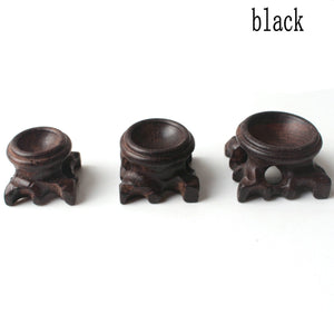 Planet Gates Wood Craft Display Stand Pedestal Base Foundation For Crystal Ball Globe Sphere Ball Egg Cute