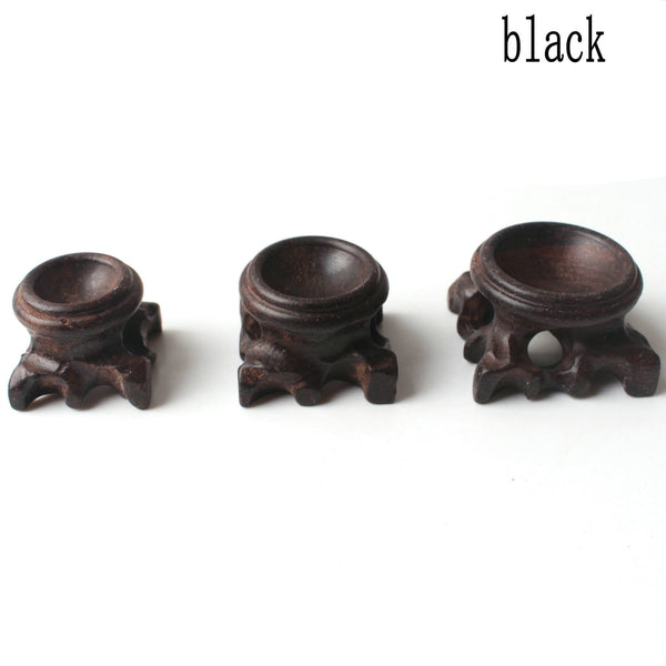 Planet Gates Wood Craft Display Stand Pedestal Base Foundation For Crystal Ball Globe Sphere Ball Egg Cute