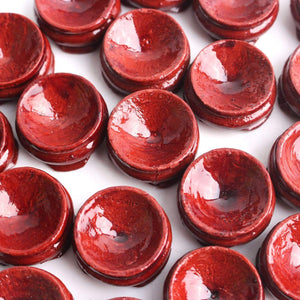 Planet Gates Wood Craft Stand Pedestal Base Foundation For Crystal Ball Sphere Globe Sphere Ball Egg Red