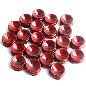 Planet Gates Wood Craft Stand Pedestal Base Foundation For Crystal Ball Sphere Globe Sphere Ball Egg Red