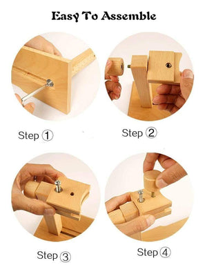 Planet Gates Wood Embroidery Hoop Stand Cross Stitch Embroidery Frame Desk Standing Rack Craft Needlework Art Sewing Home Stitchwork Tools