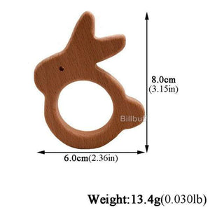 Planet Gates wood teether b Hot Baby Teether Wooden Animal Pacifier Pendant Leaves Beech Squirrel Rodent Baby Gym Accessories Tooth Pendant Nursing Toy Gift