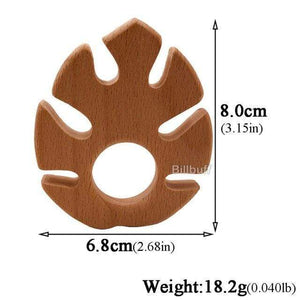Planet Gates wood teether d Hot Baby Teether Wooden Animal Pacifier Pendant Leaves Beech Squirrel Rodent Baby Gym Accessories Tooth Pendant Nursing Toy Gift