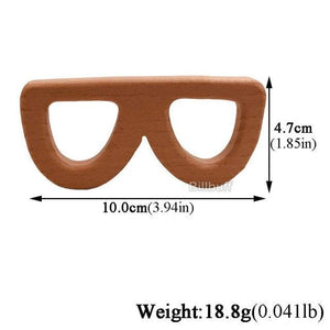 Planet Gates wood teether D Hot Baby Teether Wooden Animal Pacifier Pendant Leaves Beech Squirrel Rodent Baby Gym Accessories Tooth Pendant Nursing Toy Gift