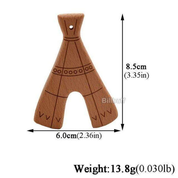 Planet Gates wood teether K Hot Baby Teether Wooden Animal Pacifier Pendant Leaves Beech Squirrel Rodent Baby Gym Accessories Tooth Pendant Nursing Toy Gift