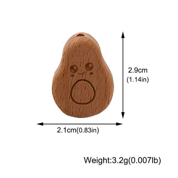 Planet Gates wood teether S Hot Baby Teether Wooden Animal Pacifier Pendant Leaves Beech Squirrel Rodent Baby Gym Accessories Tooth Pendant Nursing Toy Gift