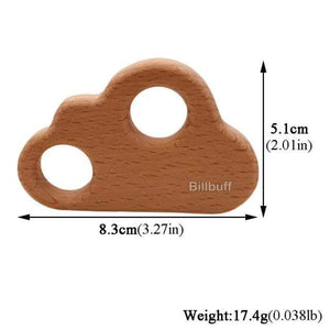 Planet Gates wood teether X Hot Baby Teether Wooden Animal Pacifier Pendant Leaves Beech Squirrel Rodent Baby Gym Accessories Tooth Pendant Nursing Toy Gift