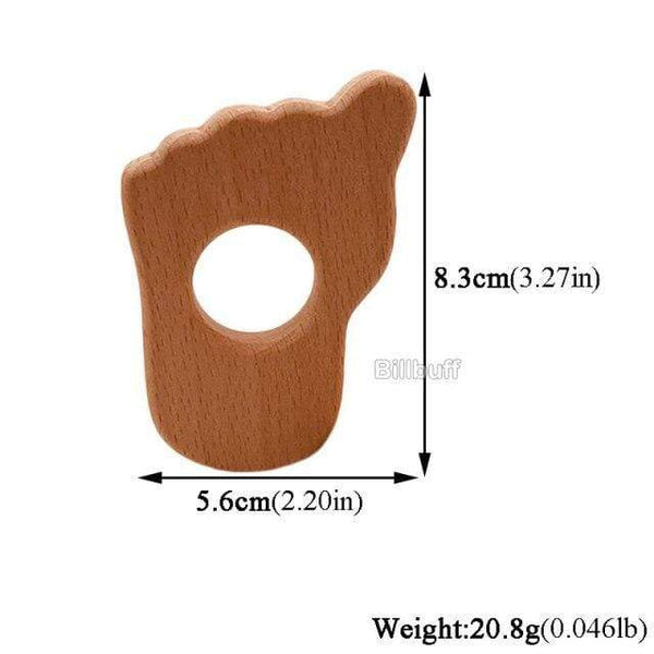 Planet Gates wood teether Y Hot Baby Teether Wooden Animal Pacifier Pendant Leaves Beech Squirrel Rodent Baby Gym Accessories Tooth Pendant Nursing Toy Gift