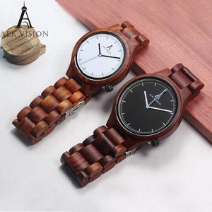 Planet Gates Wood watch fashion quartz ladies wooden watch casual lovers wood watch women men top brand luxury clock ALK Vision