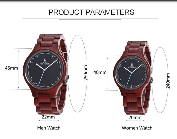 Planet Gates Wood watch fashion quartz ladies wooden watch casual lovers wood watch women men top brand luxury clock ALK Vision