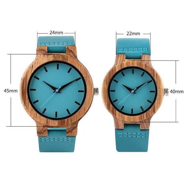 Planet Gates Wood Watch for Men Women Genuine Leather Wristwatch Mens Quartz Watch Elegant Watch Women Best Gifts for Lover
