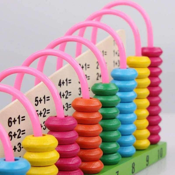 Planet Gates Wooden abacus Baby Math toys Rainbow Bead Classic montessori Mathematic Wooden Toy learning Early educational toy gift