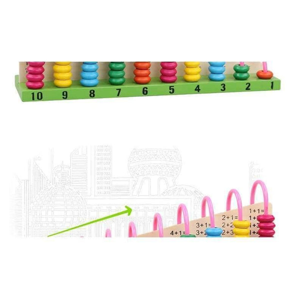 Planet Gates Wooden abacus Baby Math toys Rainbow Bead Classic montessori Mathematic Wooden Toy learning Early educational toy gift
