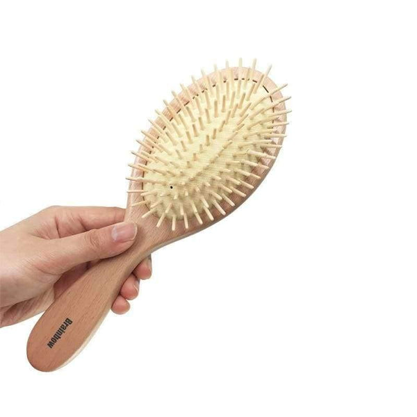 Wooden Comb Scalp Massage Brush Natural Wood Needle Healthy Comb Antistatic Cushion Hair Brush Hair Care Styling Tools