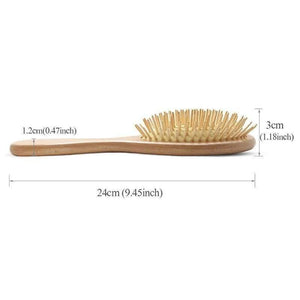 Planet Gates Wooden Comb Scalp Massage Brush Natural Wood Needle Healthy Comb Antistatic Cushion Hair Brush Hair Care Styling Tools