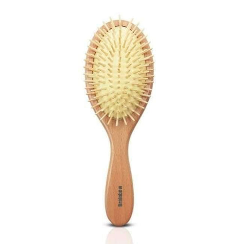 Planet Gates Wooden Comb Scalp Massage Brush Natural Wood Needle Healthy Comb Antistatic Cushion Hair Brush Hair Care Styling Tools