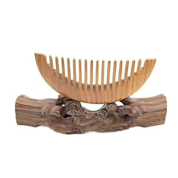Planet Gates Wooden Combs Wide Tooth Green Sandalwood Hairbrushes Antique Hair Care Styling Tools L-K920