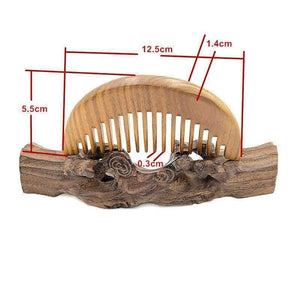 Planet Gates Wooden Combs Wide Tooth Green Sandalwood Hairbrushes Antique Hair Care Styling Tools L-K920