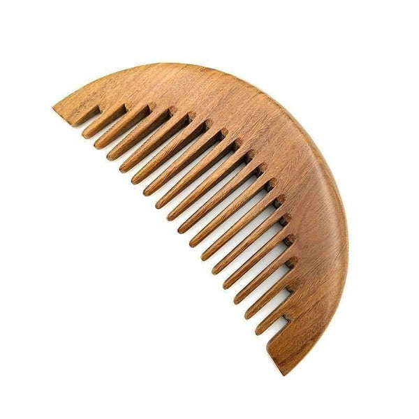 Planet Gates Wooden Combs Wide Tooth Green Sandalwood Hairbrushes Antique Hair Care Styling Tools L-K920