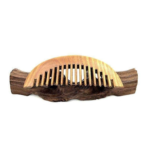 Planet Gates Wooden Combs Wide Tooth Green Sandalwood Hairbrushes Antique Hair Care Styling Tools L-K920
