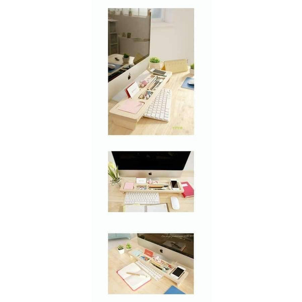 Planet Gates Wooden Desk Organizer Office Stationery Racks Personalized Desktop Pen Office Accessories Organizer Box