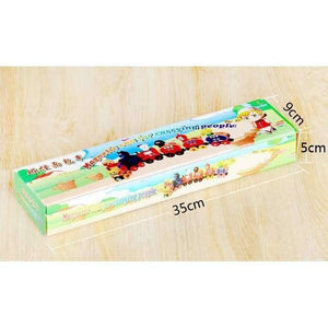 Wooden toy 6pcs Cars Magnetic small Cartoon Train magnetic bread superman, Wood Educational Kids Classic Train toy - Planet Gates