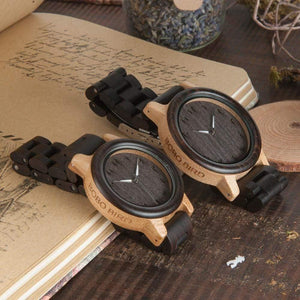 Planet Gates Wooden Watches Eastern Arabic Persian Farsi Numerals Dial Face Watches Ebony Band Watch for Lover's