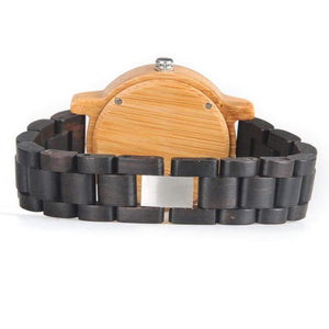 Planet Gates Wooden Watches Eastern Arabic Persian Farsi Numerals Dial Face Watches Ebony Band Watch for Lover's