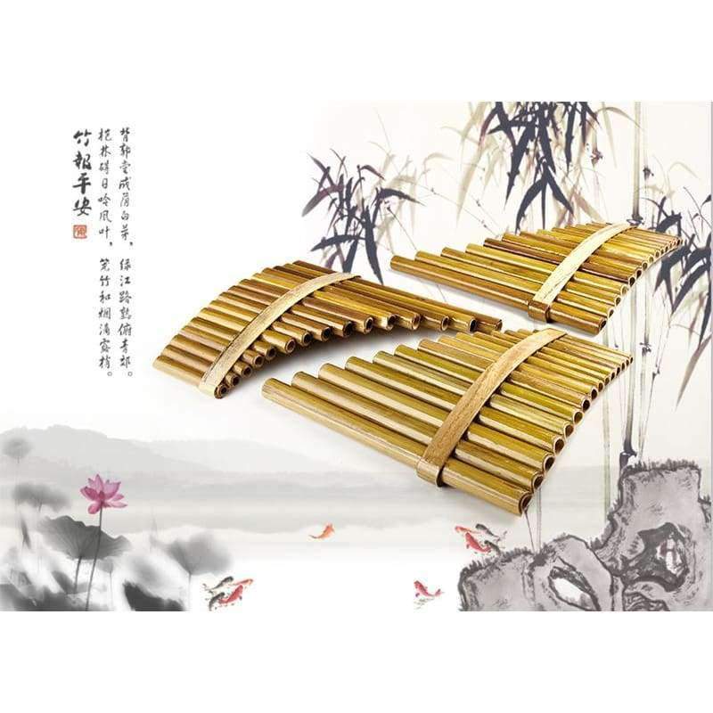 Planet Gates Woodwind  bignner Pan Flute 15 Pipes Handmade Bamboo Flauta pan pipes Handmade Panflutes Flauta Musical Instruments