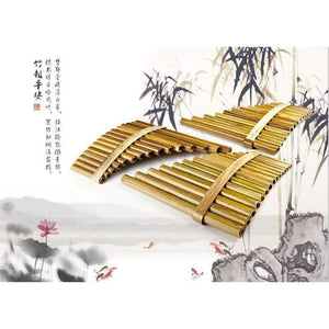 Planet Gates Woodwind  bignner Pan Flute 15 Pipes Handmade Bamboo Flauta pan pipes Handmade Panflutes Flauta Musical Instruments