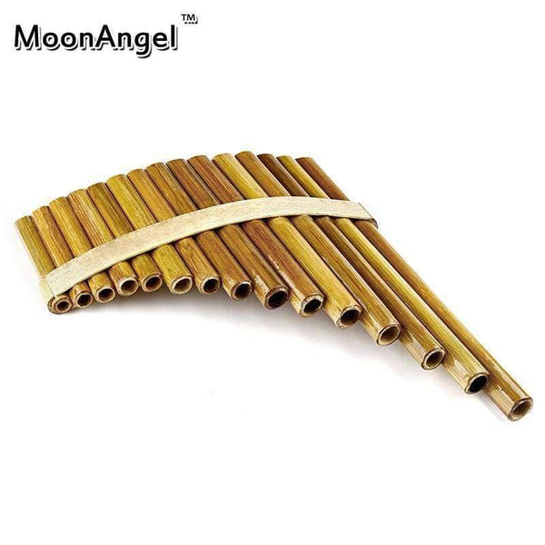 Planet Gates Woodwind  bignner Pan Flute 15 Pipes Handmade Bamboo Flauta pan pipes Handmade Panflutes Flauta Musical Instruments