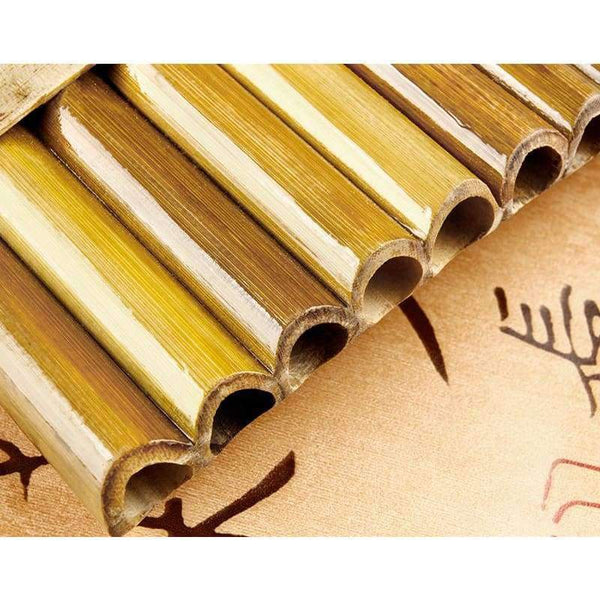 Planet Gates Woodwind  bignner Pan Flute 15 Pipes Handmade Bamboo Flauta pan pipes Handmade Panflutes Flauta Musical Instruments