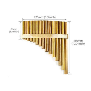 Planet Gates Woodwind  bignner Pan Flute 15 Pipes Handmade Bamboo Flauta pan pipes Handmade Panflutes Flauta Musical Instruments