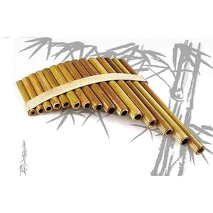 Planet Gates Woodwind  bignner Pan Flute 15 Pipes Handmade Bamboo Flauta pan pipes Handmade Panflutes Flauta Musical Instruments