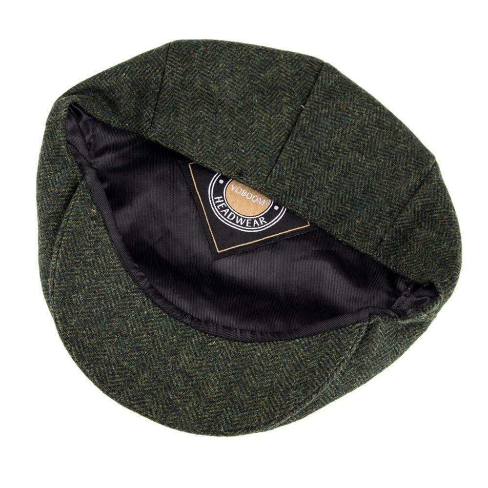 Planet Gates Wool Tweed Herringbone Irish Cap Men Women Beret Cabbie Driver Hat Golf Ivy Flat Hats Green Black Yellow 200
