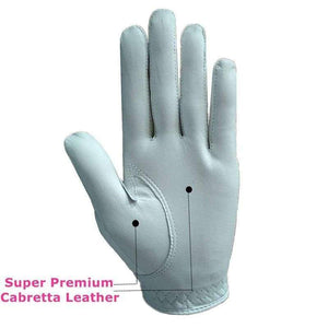 Planet Gates Worn on Left Hand / X-Small--18 / China Womens Golf Gloves with Ball Marker Left Hand Right Rh Lh All Weather Grip Ladies Fit XS Small Medium Large XL Free Shipping